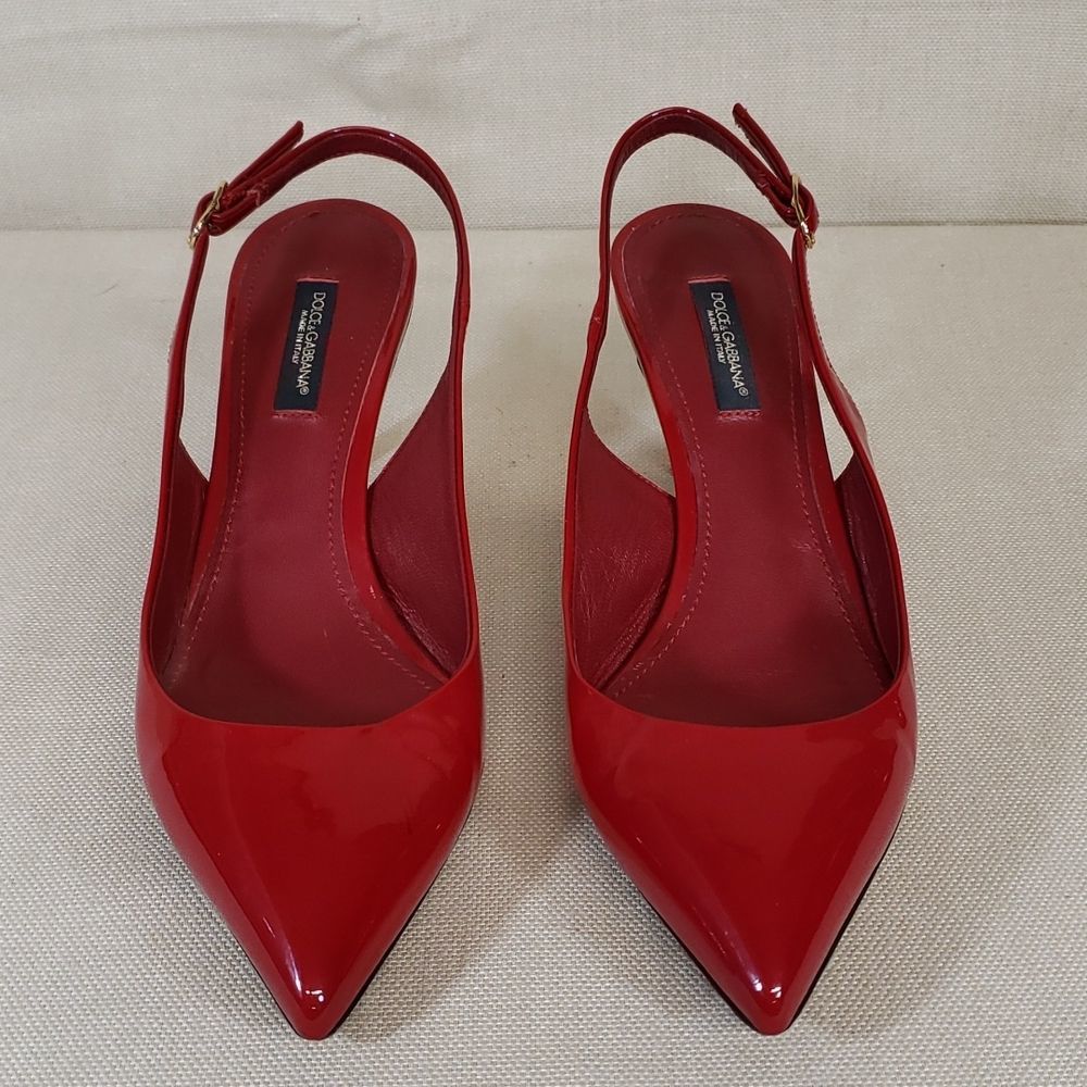 DOLCE & GABBANA PATENT LEATHER HEELS BFPM-09-320